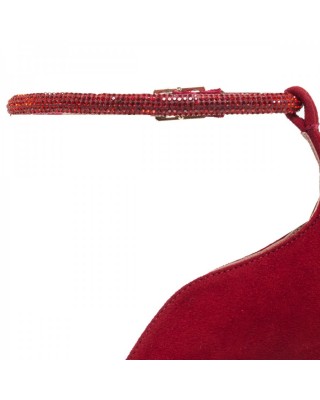 Κόκκινες Suede γόβες Mourtzi με μπαρέτα - 10/1004121 Κόκκινες Suede γόβες Mourtzi με μπαρέτα - 10/1004121