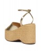 Γυναικεία μεταλλική χρυσή πλατφόρμα - Schutz S2249200010004