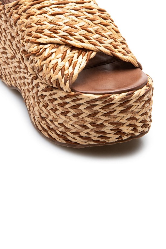 Γυναικεία ψάθινη πλατφόρμα - Schutz S2249200100001