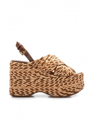 Γυναικεία ψάθινη πλατφόρμα - Schutz S2249200100001