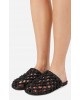 Γυναικεία μαύρα δερμάτινα mules - Bronx Ann-aya 85093