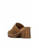 Γυναικεία δερμάτινα camel clogs - Carmela 163283 Γυναικεία δερμάτινα camel clogs - Carmela 163283