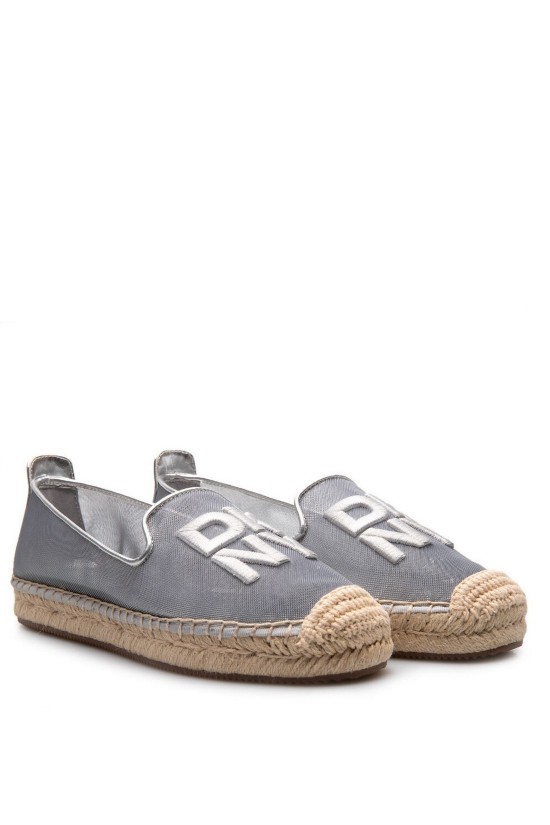 Γυναικεία ασημί εσπαντρίγια δίχτυ - DKNY Miretta K2639196