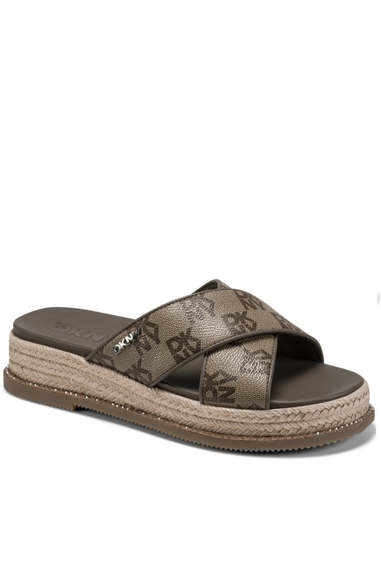 Γυναικεία flatform παντόφλα χιαστί - DKNY Berris X Band Chino K1666574