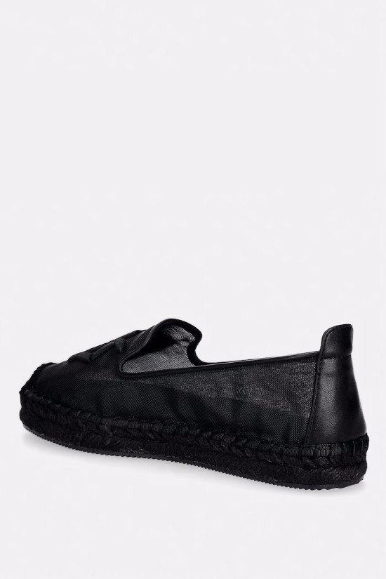 Γυναικεία μαύρη εσπαντρίγια δίχτυ - DKNY Miretta K2694406