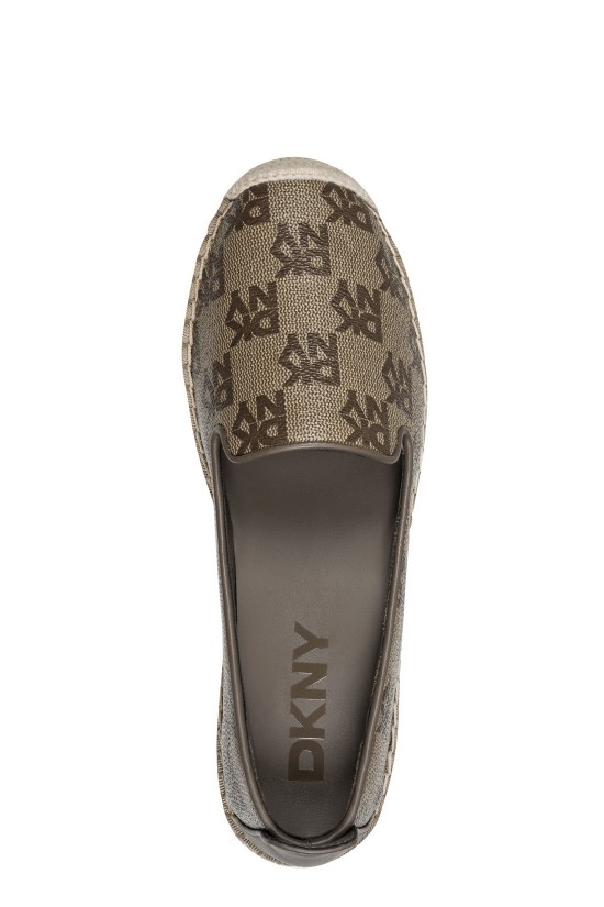 Γυναικεία καφέ εσπαντρίγια με λογότυπο - DKNY Mallandra K1611686