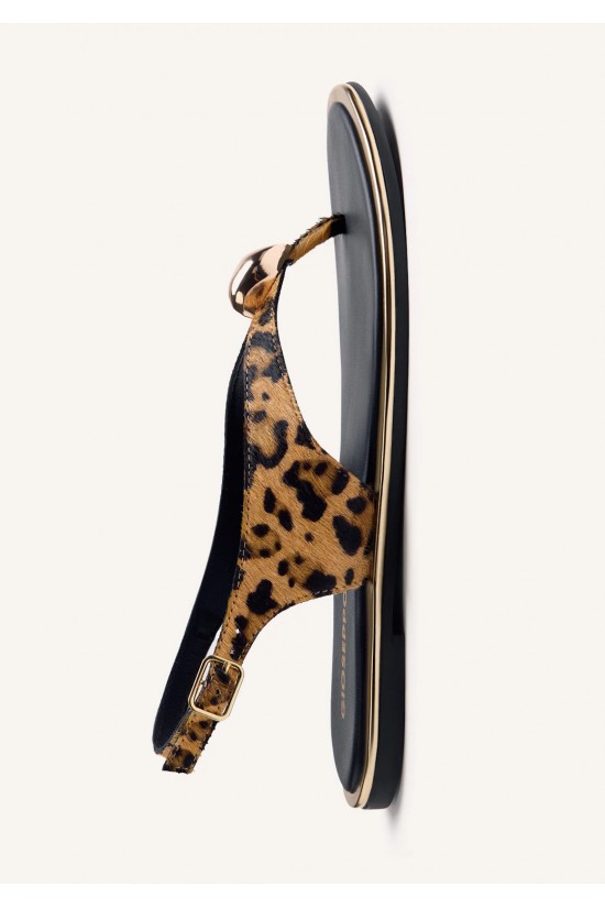 Γυναικεία δερμάτινα σανδάλια animal print - Gioseppo mumias 78192 Γυναικεία δερμάτινα σανδάλια animal print - Gioseppo mumias 78192