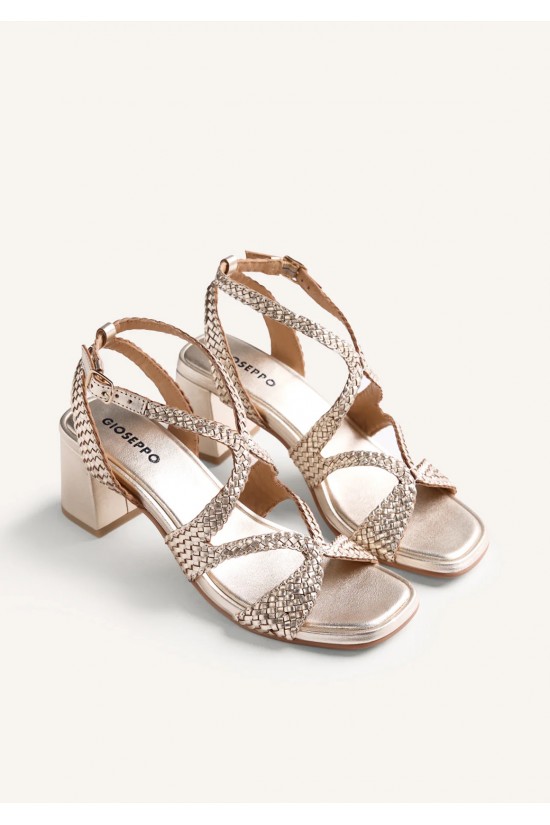 Γυναικείο δερμάτινο χρυσό πέδιλο - Gioseppo Mohoro 79218 Γυναικείο δερμάτινο χρυσό πέδιλο - Gioseppo Mohoro 79218