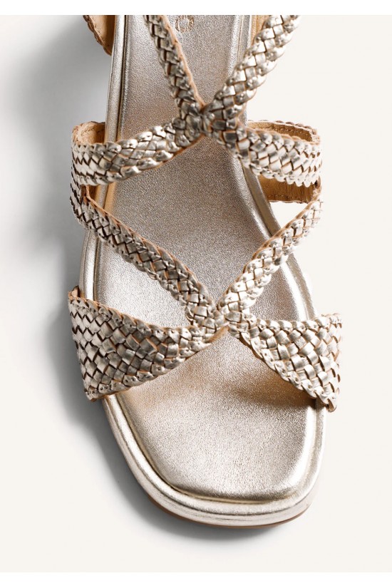 Γυναικείο δερμάτινο χρυσό πέδιλο - Gioseppo Mohoro 79218 Γυναικείο δερμάτινο χρυσό πέδιλο - Gioseppo Mohoro 79218