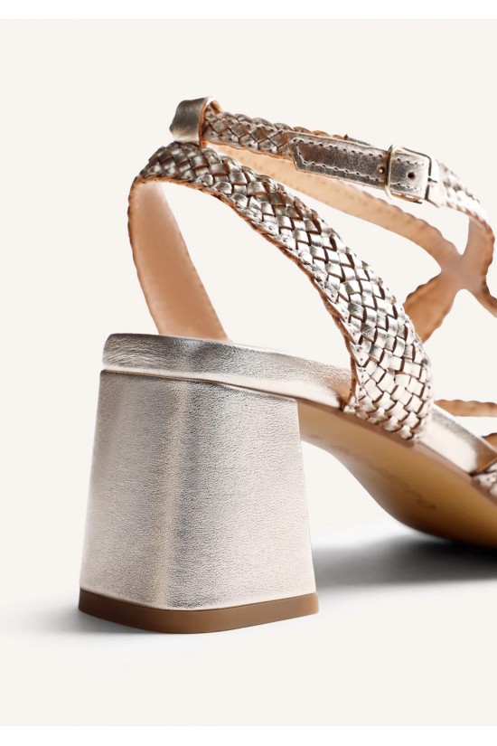 Γυναικείο δερμάτινο χρυσό πέδιλο - Gioseppo Mohoro 79218 Γυναικείο δερμάτινο χρυσό πέδιλο - Gioseppo Mohoro 79218