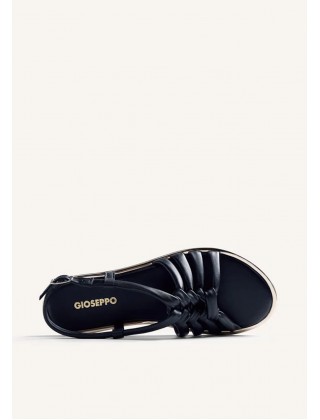 Γυναικείο μαύρο δερμάτινο σανδάλι - Gioseppo Pepperell 79212