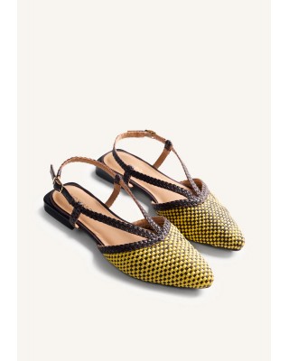 Γυναικεία πλεκτά δερμάτινα slingback - Gioseppo Techumesh 79270