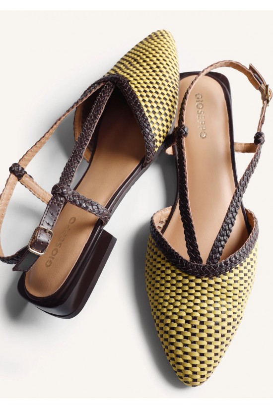 Γυναικεία πλεκτά δερμάτινα slingback - Gioseppo Techumesh 79270