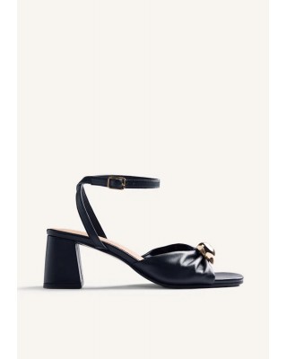 Γυναικείο μαύρο δερμάτινο πέδιλο - Gioseppo Kabarnet 79253