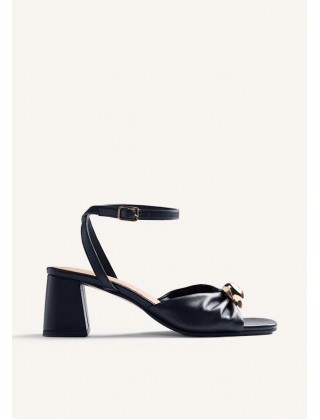 Γυναικείο μαύρο δερμάτινο πέδιλο - Gioseppo Kabarnet 79253