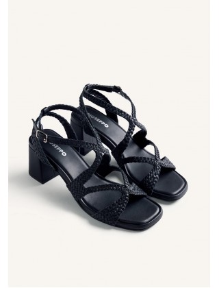 Γυναικείο δερμάτινο μαύρο πέδιλο - Gioseppo Mohoro 79218