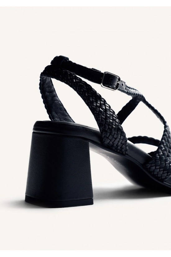 Γυναικείο δερμάτινο μαύρο πέδιλο - Gioseppo Mohoro 79218