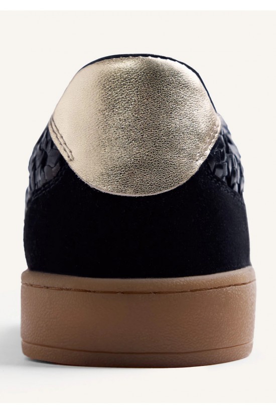 Γυναικείο μαύρο δερμάτινο sneakers - Gioseppo ijebu 78649 Γυναικείο μαύρο δερμάτινο sneakers - Gioseppo ijebu 78649