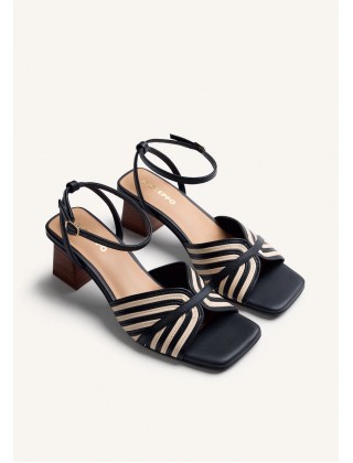 Γυναικείο ριγέ δερμάτινο πέδιλο - Gioseppo Thornton 79085