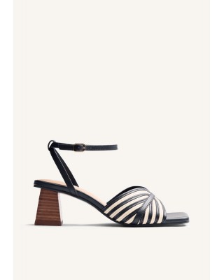 Γυναικείο ριγέ δερμάτινο πέδιλο - Gioseppo Thornton 79085