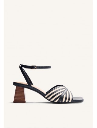 Γυναικείο ριγέ δερμάτινο πέδιλο - Gioseppo Thornton 79085