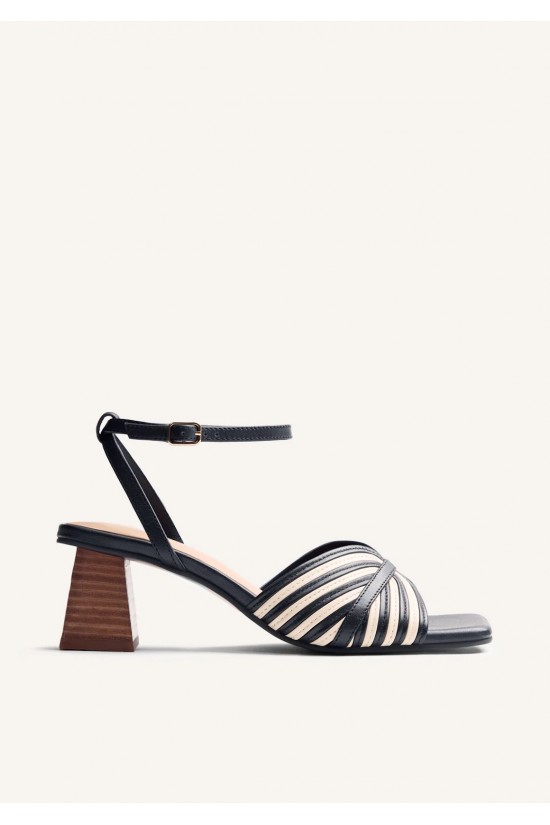 Γυναικείο ριγέ δερμάτινο πέδιλο - Gioseppo Thornton 79085