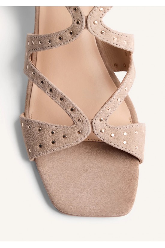 Γυναικείο καφέ δερμάτινο πέδιλο - Gioseppo Watate 78207