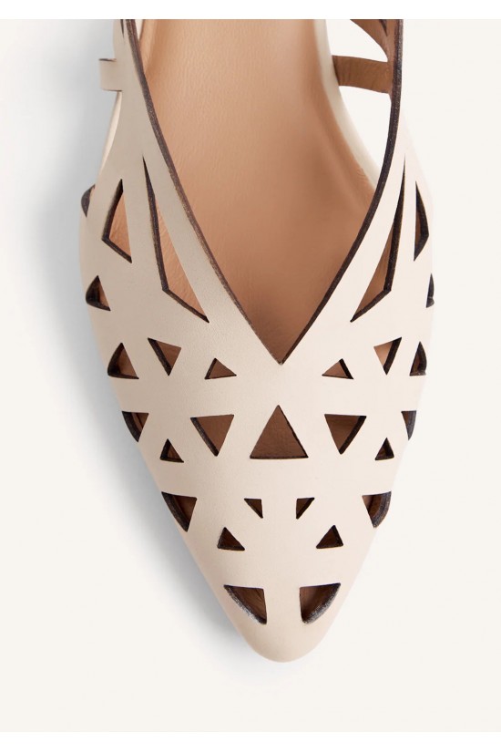 Γυναικεία δερμάτινα slingback cut out - Gioseppo Rothbury 79209