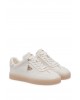 Γυναικείο δερμάτινο μπεζ sneakers - Guess FLJJAZLEA12 Ivory
