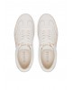 Γυναικείο δερμάτινο μπεζ sneakers - Guess FLJJAZLEA12 Ivory