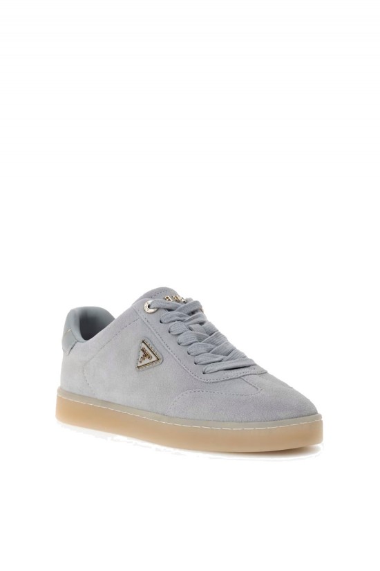 Γυναικείο δερμάτινο suede γκρι sneakers - Guess FLJJAZSUE12