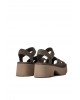 Γυναικεία ανθρακί σανδάλια - Ugg Height ankle strap W/1167475 DNSS