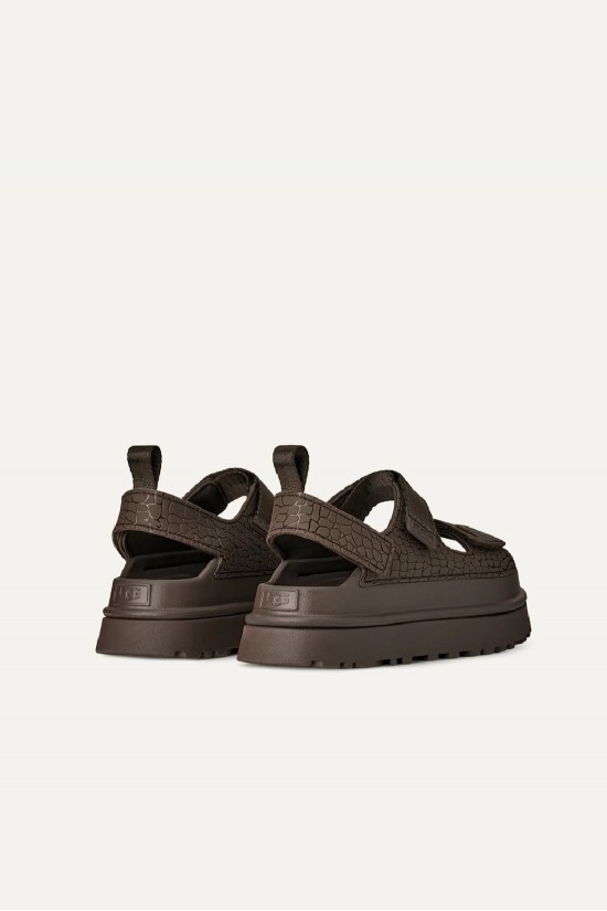 Γυναικείο γκρι σανδάλι - Ugg GoldenGlow Embossed Sandal Dnss W/1175311