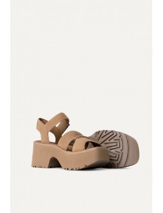 Γυναικεία μπεζ σανδάλια - Ugg Height ankle strap W/1167475 MDSD