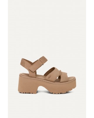 Γυναικεία μπεζ σανδάλια - Ugg Height ankle strap W/1167475 MDSD