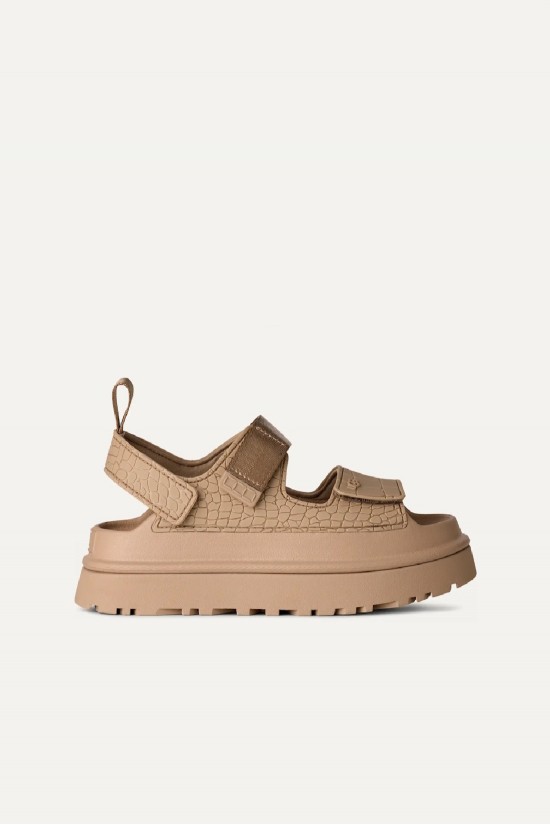 Γυναικείο μπεζ σανδάλι - Ugg GoldenGlow Embossed Sandal Mdsd W/1175311