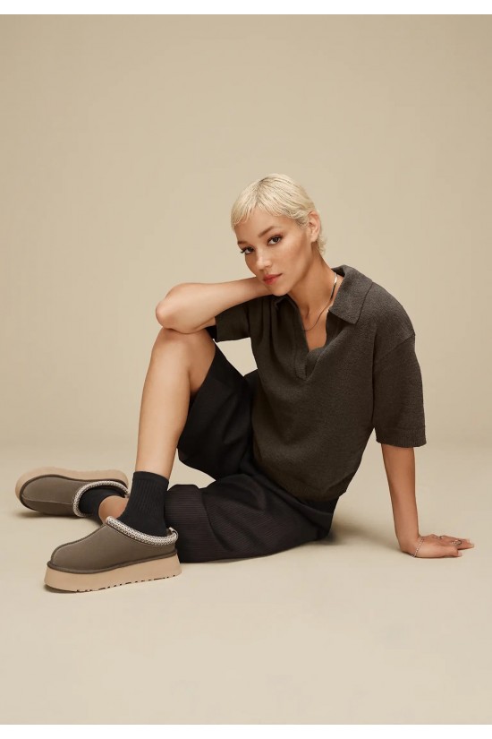 Γυναικείες γκρι παντόφλες - Ugg Tazz II W/1174471 DDRG