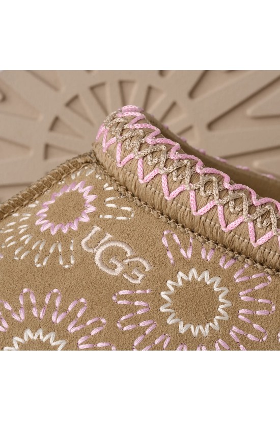 Γυναικεία μπεζ παντόφλα - Ugg Tazz Sun Stitch W/1178193