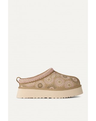 Γυναικεία μπεζ παντόφλα - Ugg Tazz Sun Stitch W/1178193