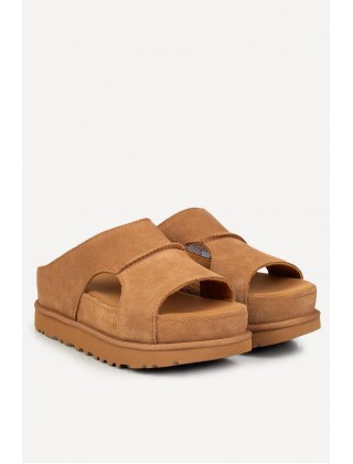 Γυναικεία ταμπά πέδιλα με πλατφόρμα - Ugg Goldenstar Hi Cutout Slide Sandal W/1175132