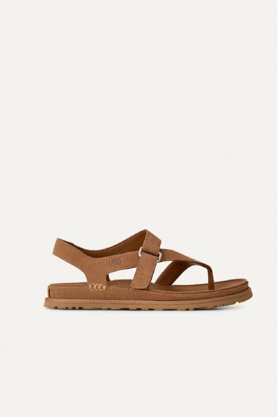 Γυναικείο χαμηλό ταμπά σανδάλι - Ugg GoldenGaze Toe Post Sandal Dnss W/1175134