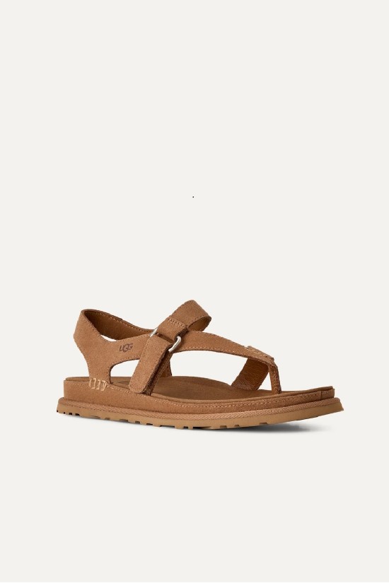 Γυναικείο χαμηλό ταμπά σανδάλι - Ugg GoldenGaze Toe Post Sandal Dnss W/1175134