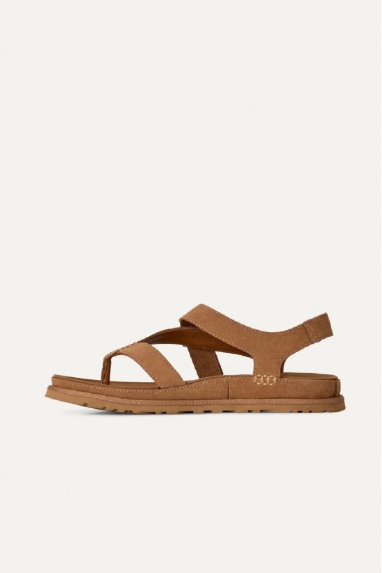 Γυναικείο χαμηλό ταμπά σανδάλι - Ugg GoldenGaze Toe Post Sandal Dnss W/1175134