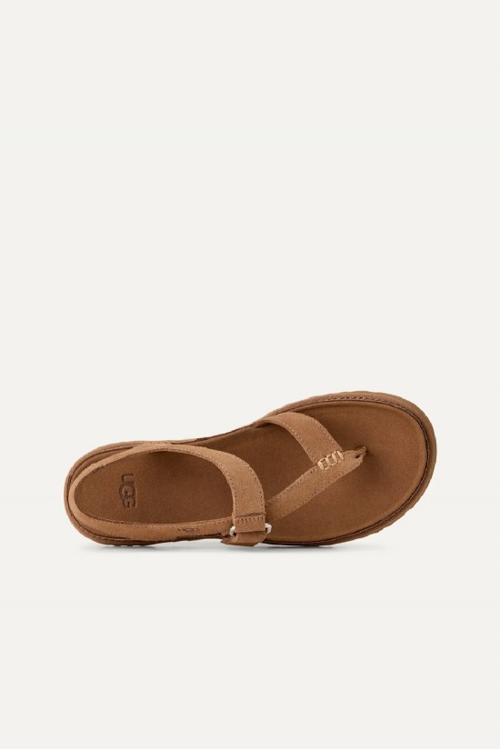 Γυναικείο χαμηλό ταμπά σανδάλι - Ugg GoldenGaze Toe Post Sandal Dnss W/1175134