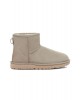 Grey Women's Boots Ugg Classic Mini - W/1016222 Grey Women's Boots Ugg Classic Mini - W/1016222