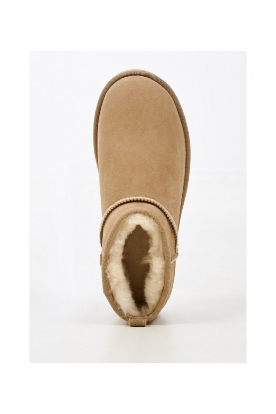 Beige Women's Boots Ugg Ultra Mini - W/1116109 Beige Women's Boots Ugg Ultra Mini - W/1116109