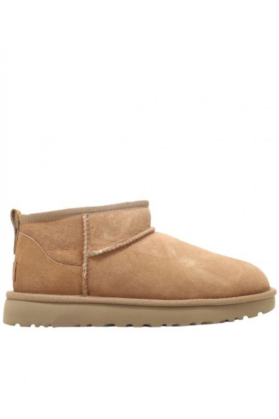 Beige Women's Boots Ugg Ultra Mini - W/1116109 Beige Women's Boots Ugg Ultra Mini - W/1116109