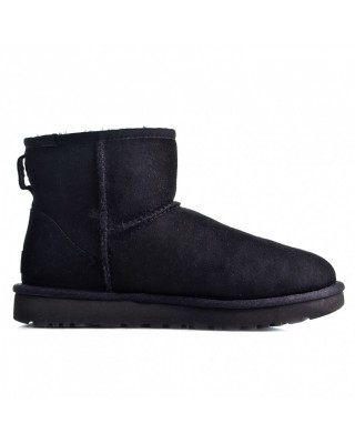 Μαύρα Γυναικεία Μποτάκια Ugg Classic Mini II - W/1016222