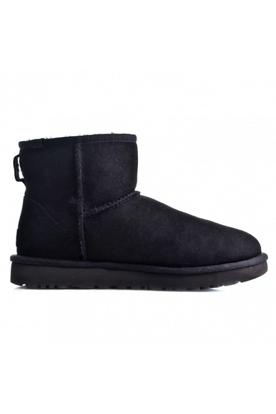 Μαύρα Γυναικεία Μποτάκια Ugg Classic Mini - W/1016222