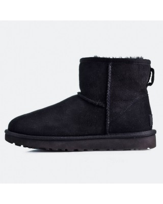 Μαύρα Γυναικεία Μποτάκια Ugg Classic Mini II - W/1016222